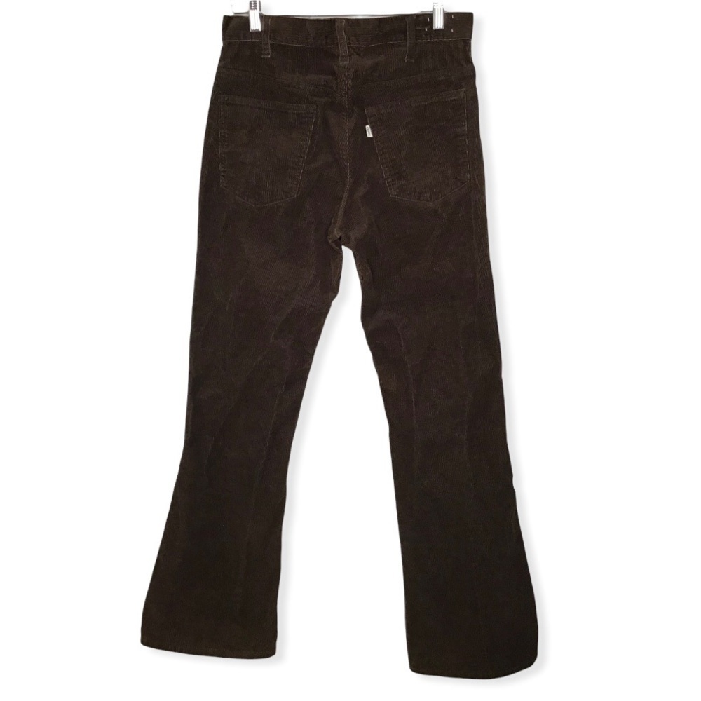 Rare Vintage 1970’s Levi’s Brown Corduroy Flare Leg Pants with Talon 42 Zipper.